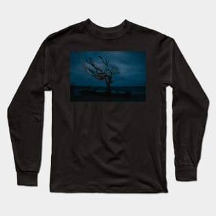 Bluehour Driftwood Beach on Jekyll Island Long Sleeve T-Shirt